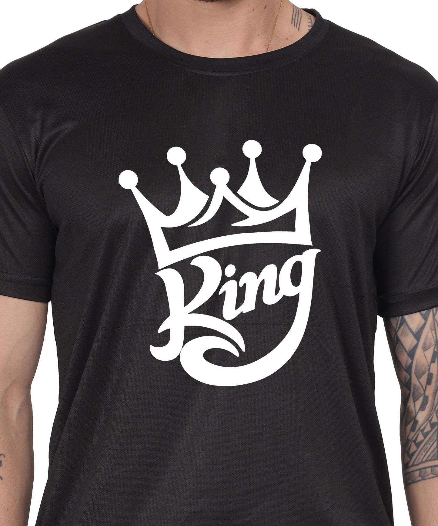 Casual Fashion T-Shirt for Men – Trendy Half Sleeve, Unique Printed Design