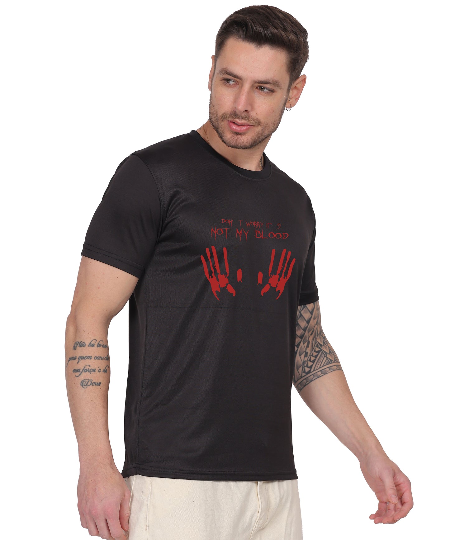 Fashion Men's Graphic Tee – Trendy Streetwear Style with Bold Unique Design