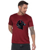 Men's Trendy Fashion T-Shirt – Unique Graphic Print, Round Neck, Casual Half Sleeve Tee