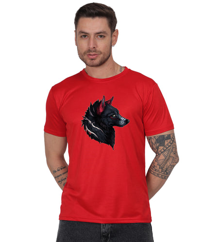 Men's Trendy Fashion T-Shirt – Unique Graphic Print, Round Neck, Casual Half Sleeve Tee