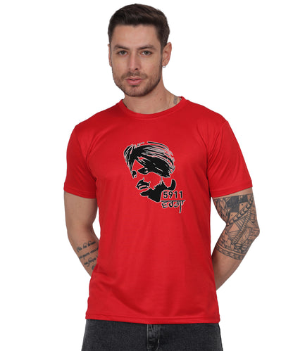 Men's Stylish T-Shirt – Trendy Look with Unique Graphic, Fashionable Round Neck Tee