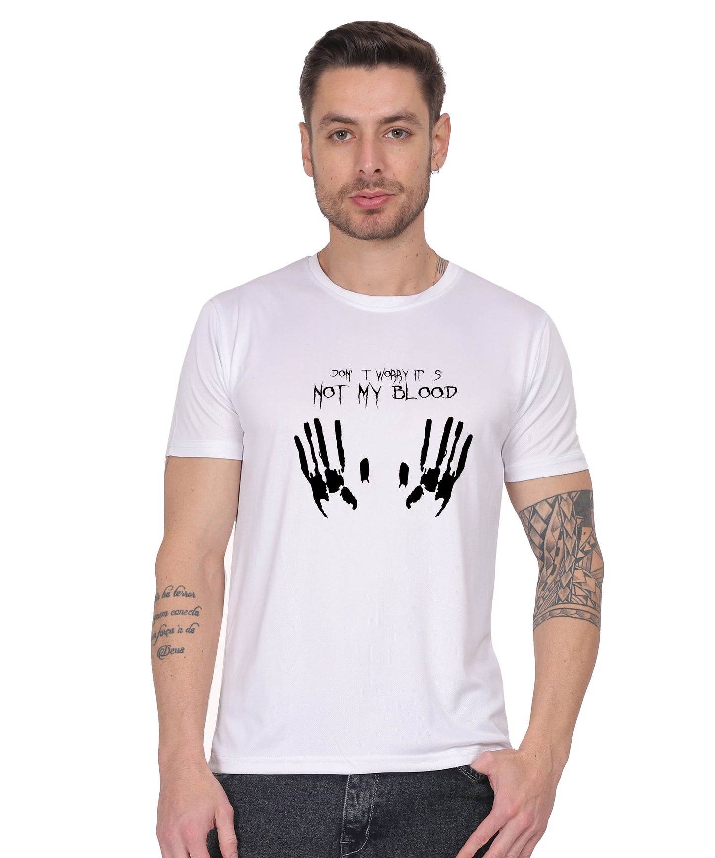 Fashion Men's Graphic Tee – Trendy Streetwear Style with Bold Unique Design